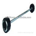 china 10-50kg deluxe rubber barbell/rubber barbell set